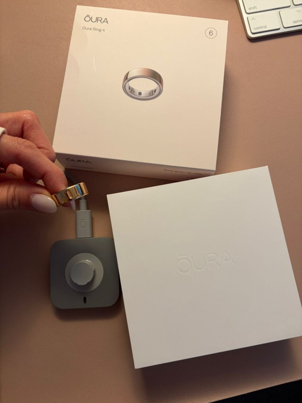 Oura Ring (Gen 4) – Rose Gold Size 6 – Like New – $200